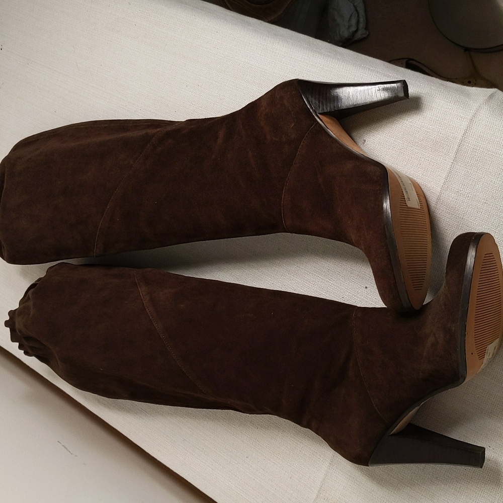 Vero Cuoio Suede Knee-high Boots, 7.5, NWT